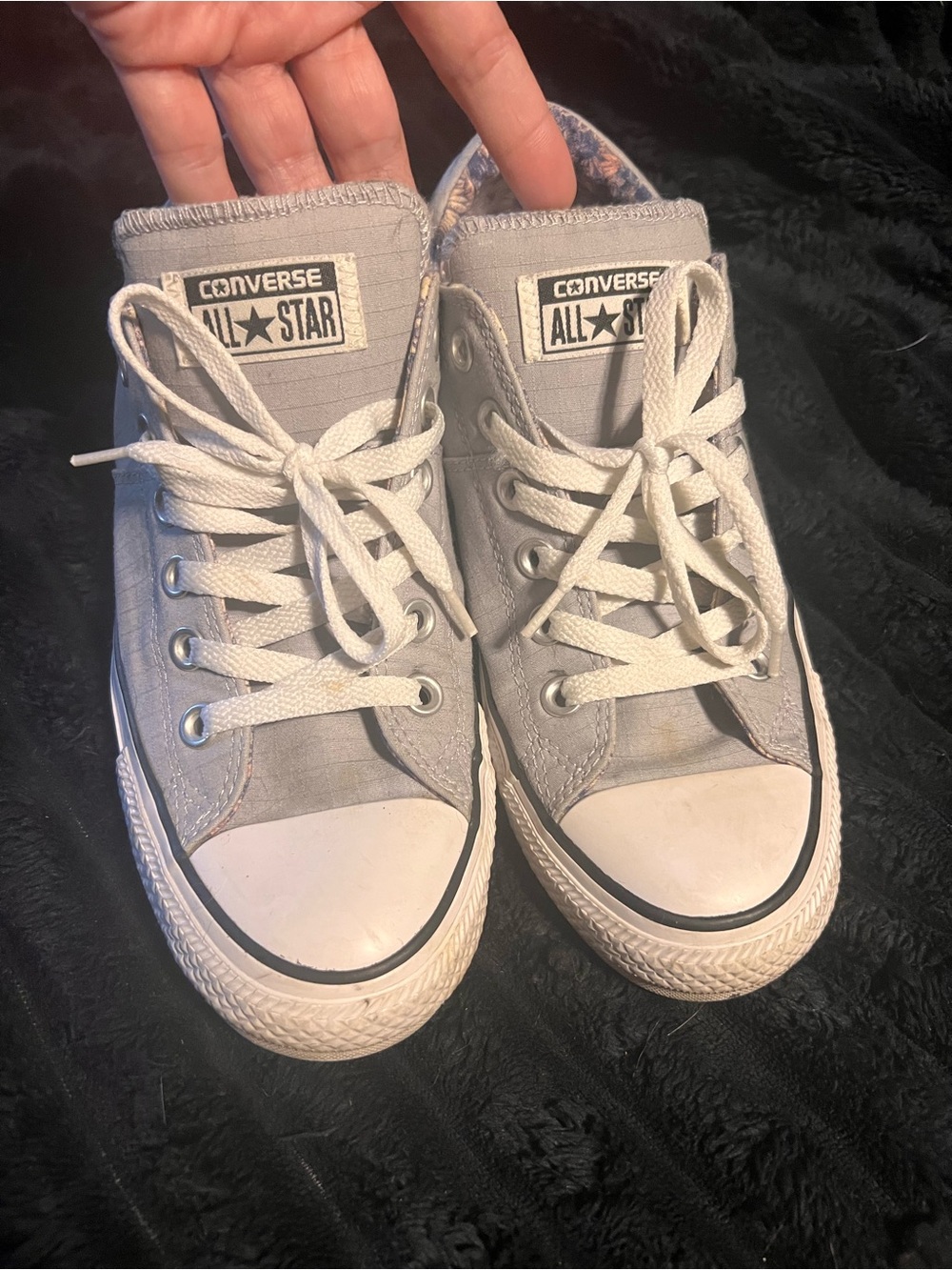 Converse All Star Gray Low Top Sneakers